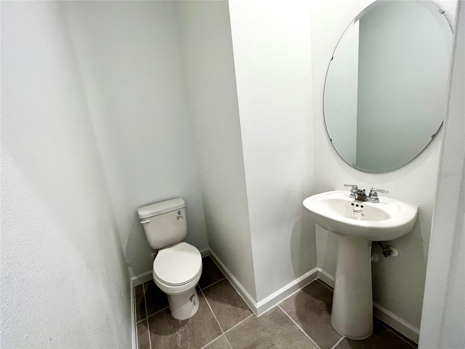 Convenient Half Bathroom downstairs