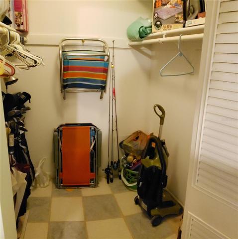 Bedroom #1 walk-in Closet