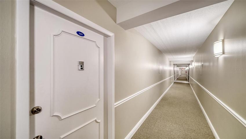 hallway to front door