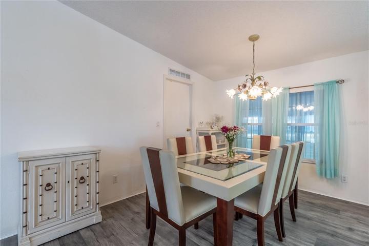 Dining room from Living room