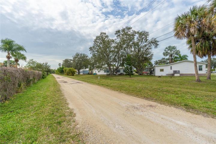 Back of home from private road