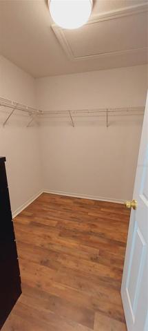 WALK IN CLOSET IN BATHROOM