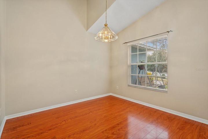 Dining Room with laminate flooring