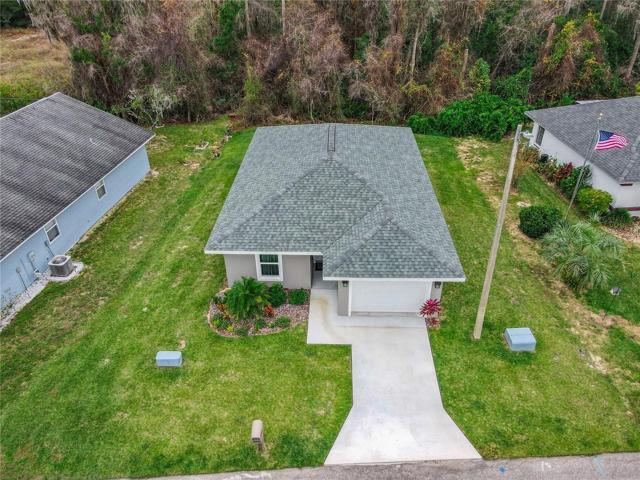 Aerial of the home