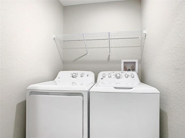 Inside laundry room