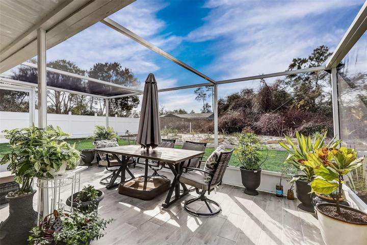 Custom Screened Patio