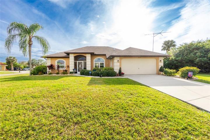 Front of house on corner lot