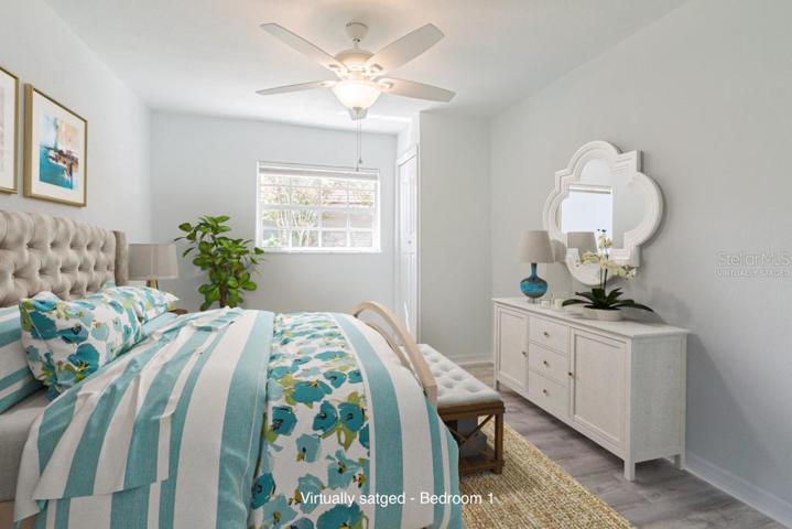 Virtually Staged Guest Bedroom