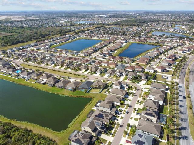 Aerial view of South Fork community from the East.