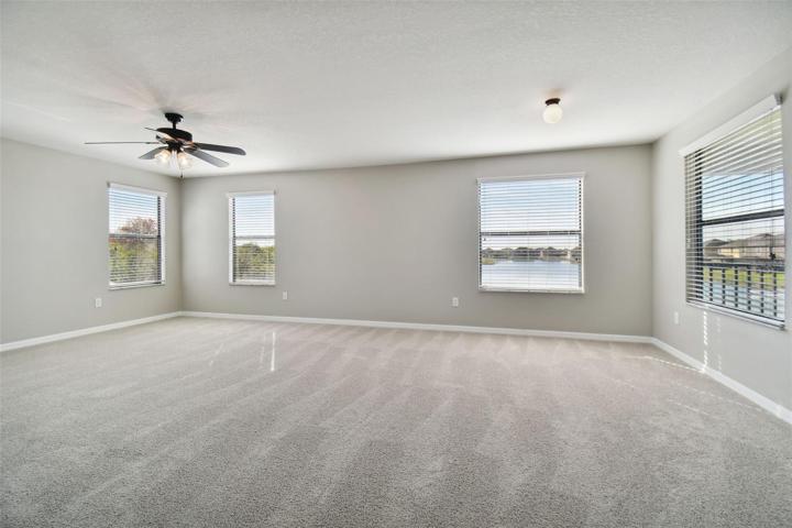 Huge Owners retreat with lots of natural light and a great view!