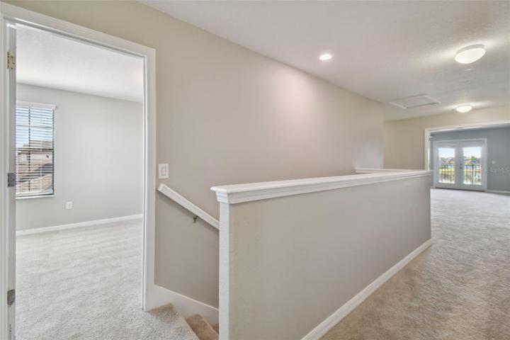 View towards Bedroom 2 at the front of the home.