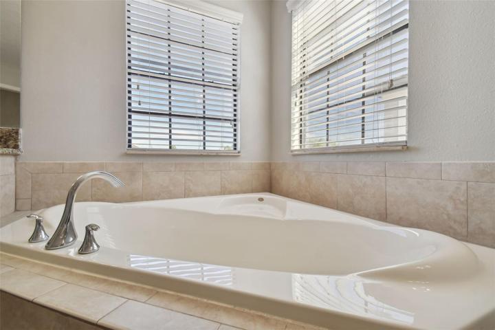 Garden tub in Master ensuite.