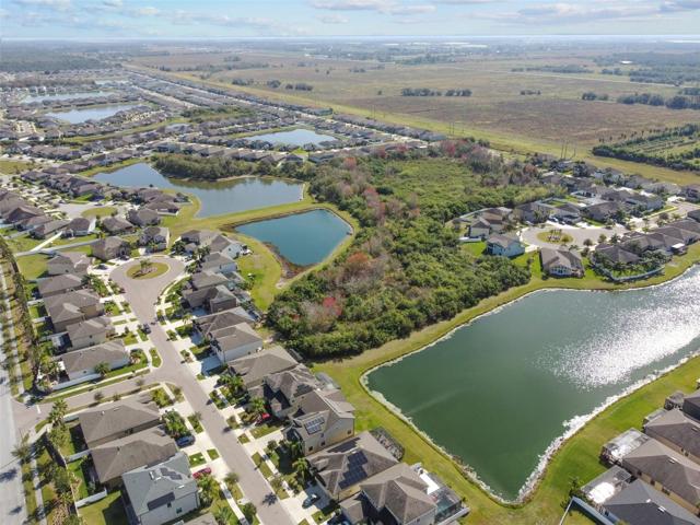 Northwest aerial view of the community.