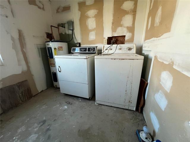Inside laundry room (unfinished)