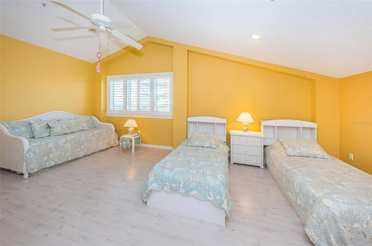 ... 2nd Level: View From Stairs - Vaulted Ceilings make this 2nd Level Easy on the Eyes.. Plenty of Room - Options are many.. Can Sleep a full Clan up here if needed..