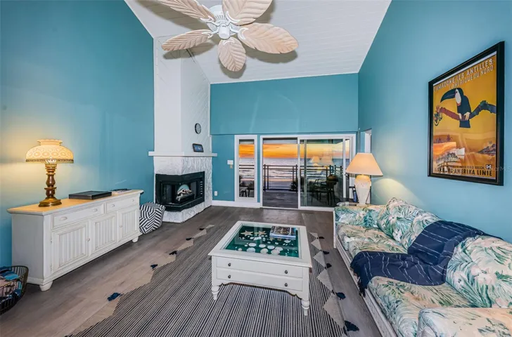 .. 5 Bedroom 3 Bath - 2550 SQ Ft.. Two Levels of Living.. Main Level Interior Living Room Shot Towards Sunset..