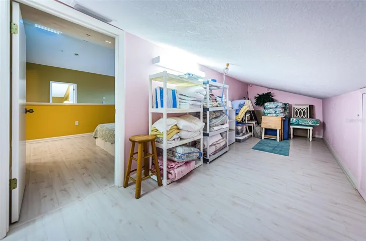 ...2nd Level:   7'x 26' Storage Room to East of Stairs..