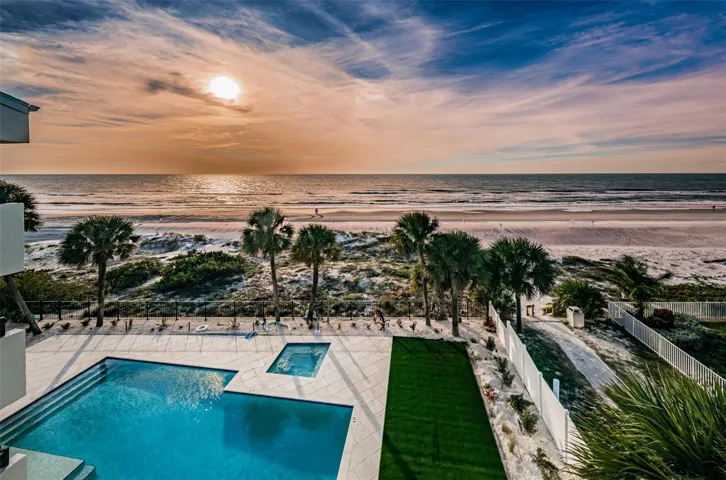 .. Direct View From  3 rd Floor Penthouse # 340  Living Room .. New Pool  & Spa Just Completed. Pool Temp 86 Degrees.