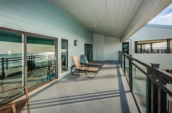 ... 27 Foot by 10 Foot Gulf Front Balcony.. Small Private Complex of 12 Residences.. PH #340 comes with  Two Living Levels  consisting of 5 Bedroom 3 Bath with 2550 Sq Ft.
