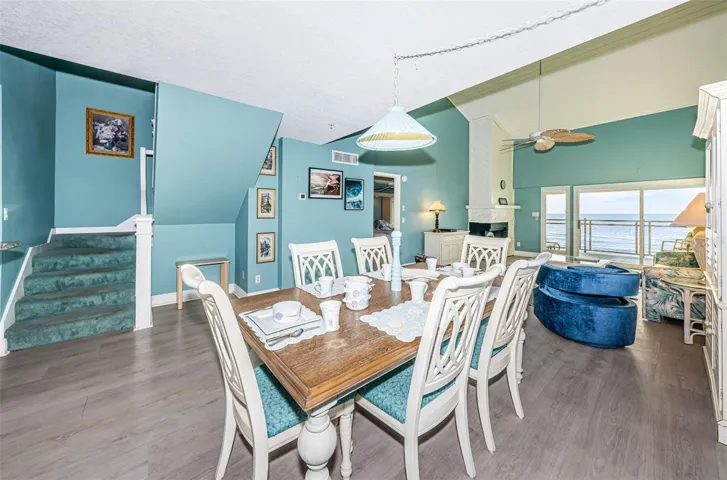 ... Center of Home - Shot Taking from Kitchen Breakfast Bar Area. An Interior Designer would have a Party here.. The Options are Numberless..