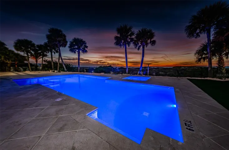 ... New Gulf Front Heated Pool - Spa and Outdoor Lounging Area..
