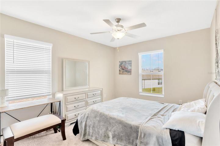 Bedroom 4 with walk in closet