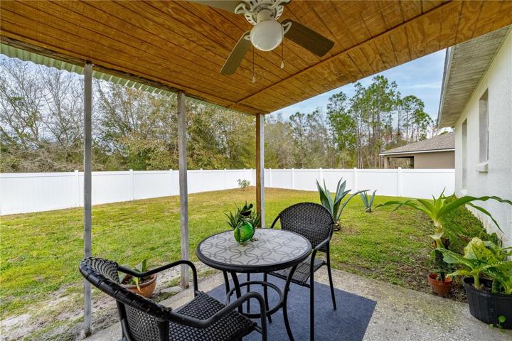 Covered patio