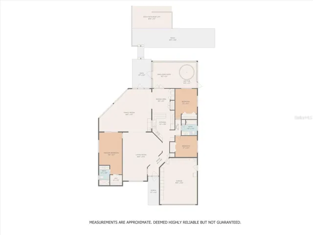 Floor Plan with estimated measurements