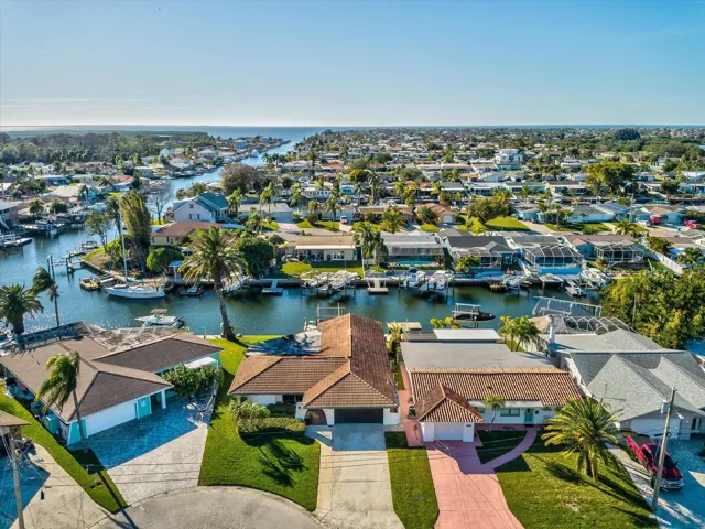 Aerial for reference of channel to Gulf of Mexico