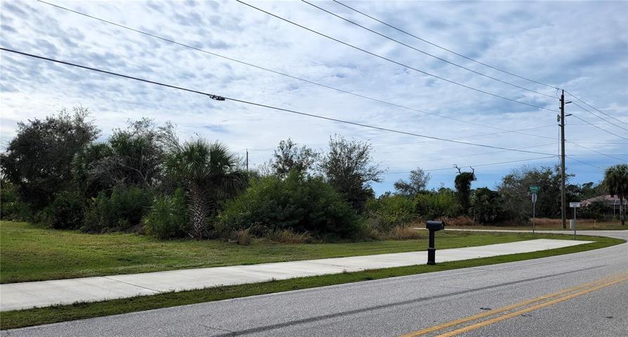 Looking west from Keystone Blvd.