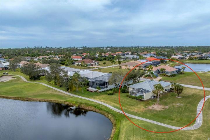 No house on the side with the golf cart path gives you extra room