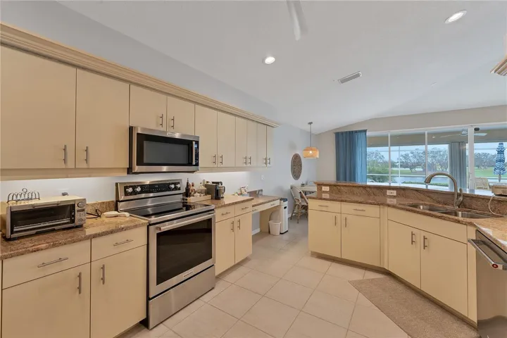 You won't miss the views from this kitchen!