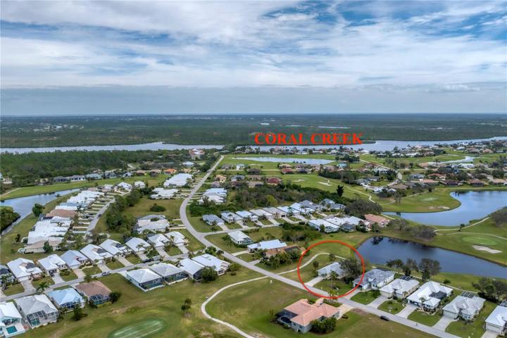 Enjoy kayaking, boating and fishing on the nearby Coral Creek