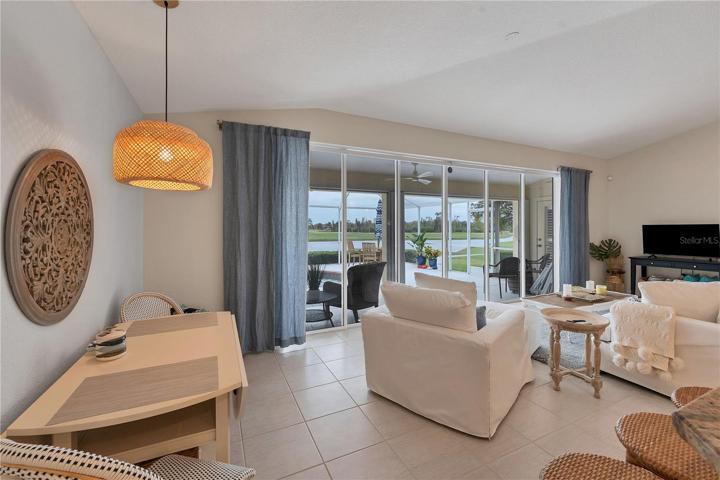 Remote control roller Shades give you privacy at night.