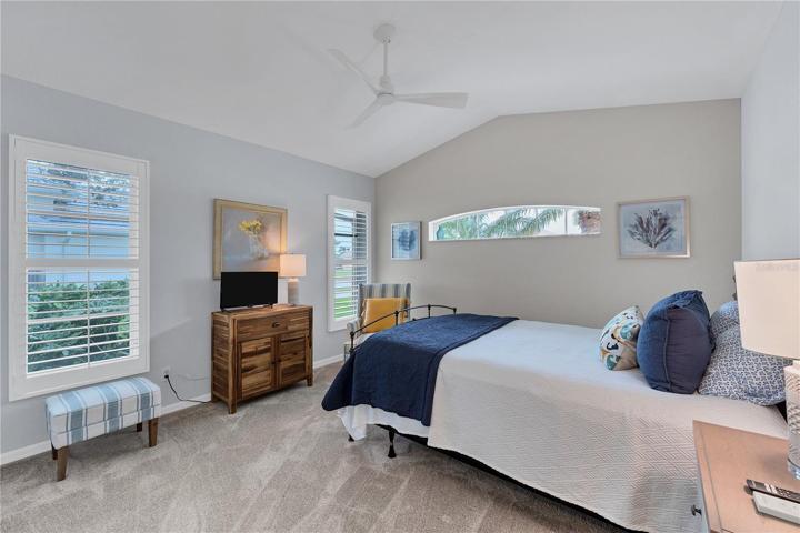 The 2nd Bedroom is just as bright and cheerful and your guests will feel so welcomed