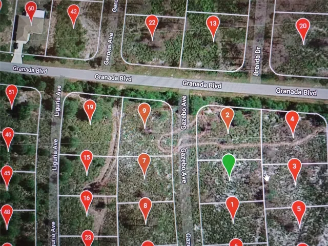 Green Dot is lot location. Nearby Paced Road.