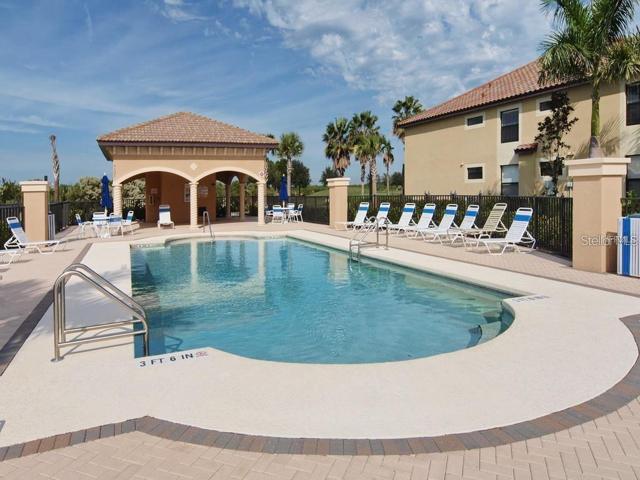 One of Six Satellite Pools