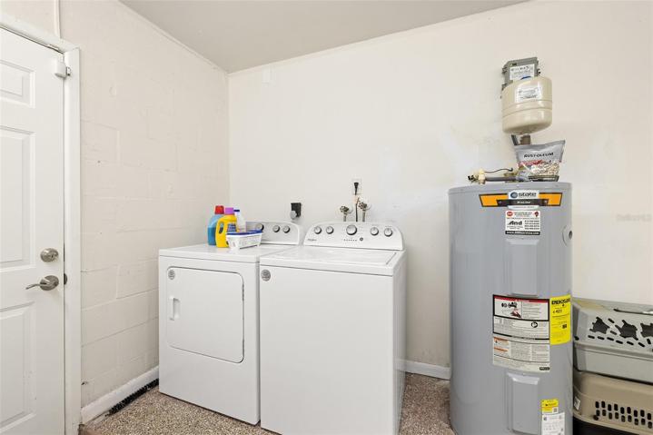 Washer and Dryer in garage