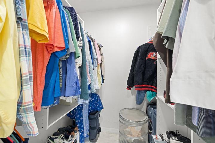 Master Walk-in Closet