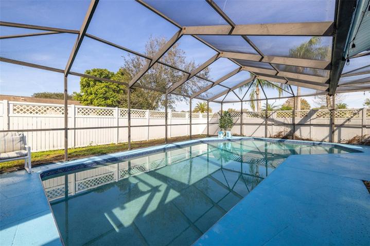 Screened in pool