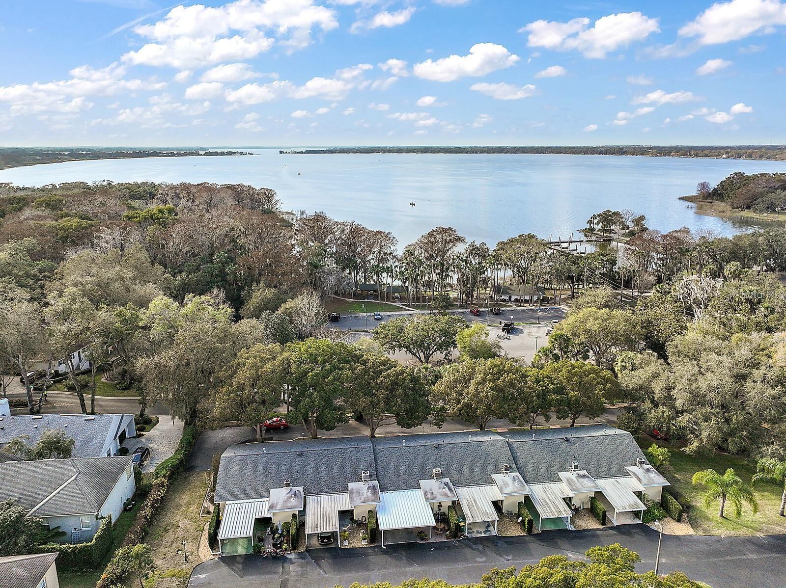 Lake Dora within sight