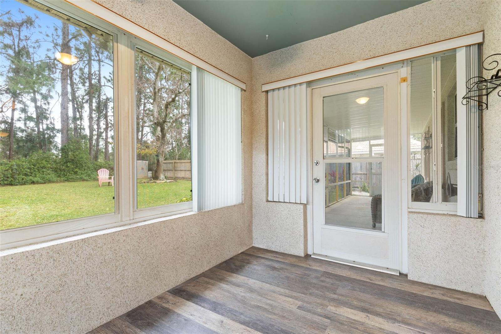 Enclosed Sunroom