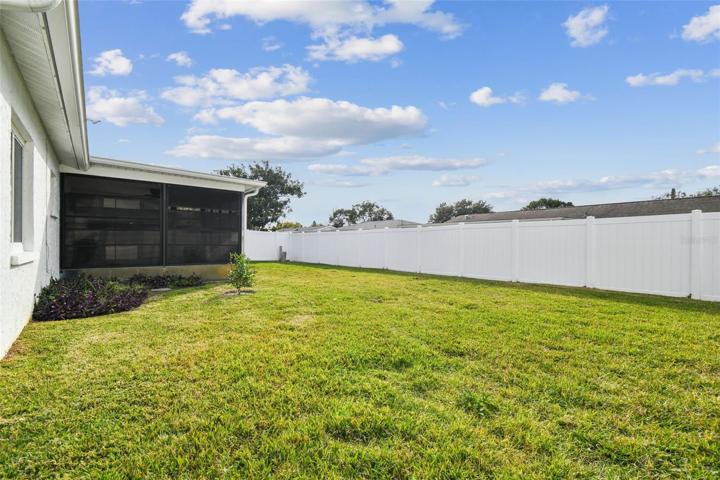 Large Fenced In Yard