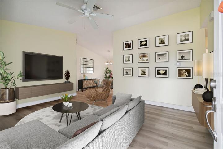 Living Room Virtually Staged