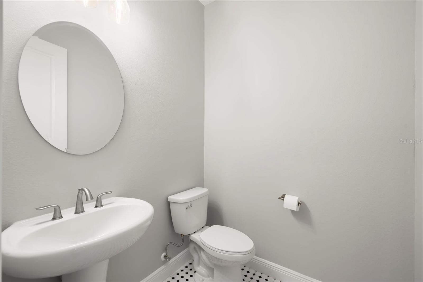 Half Bath on Second Floor