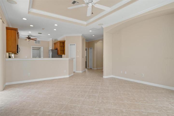 Great Room with Front Entrance