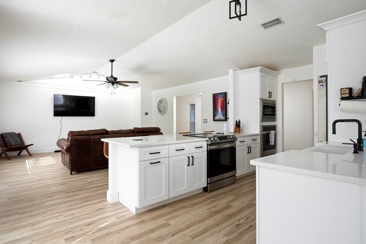 Kitchen and Family Room
