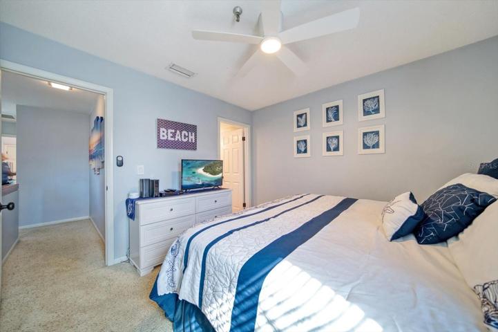 2nd bedroom leading to ensuite bathroom