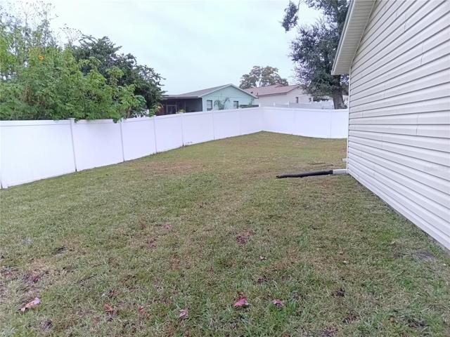 Large Fenced in Back Yard