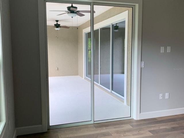 Slider to Lanai in Master Bedroom